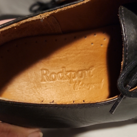 Rockport Black Leather Oxfords main image 4